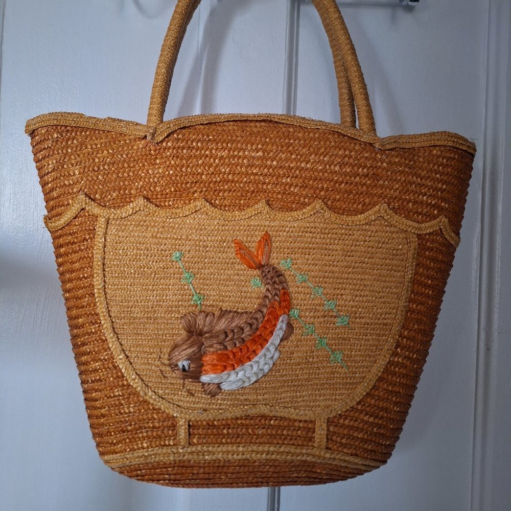 Vintage Basket Bag, large
